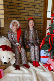 Alma Pants (Kids) | Smiley Peace Brown | Børne bukser fra Liberté