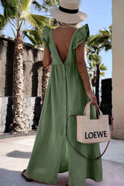 Buttoned back Dress | Kjole fra Avery