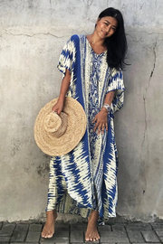 Waikiki Blues Dress | Blue & White | Kjole fra Statebird