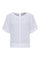 Ceyla Linen Top | Optical White