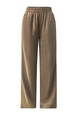 Tiki Wide Pants | Brown | Bukser fra Liberté