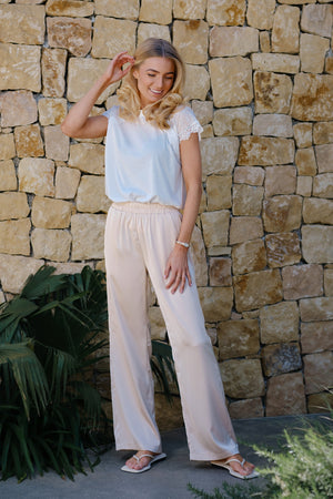 Tiki Wide Pants | Champagne | Bukser fra Liberté