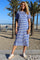 Alma Tshirt Dress | Stripe Ivory Cobolt | Kjole fra Liberté