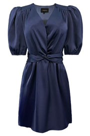 Tiki Ss Twist Dress | Midnight Navy | Kjole fra Liberté