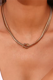 Twisted Snake Chain Necklace | Halskæde fra Birdsong