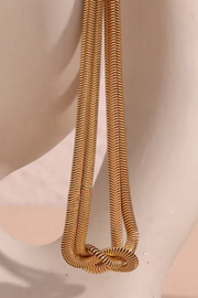 Twisted Snake Chain Necklace | Halskæde fra Birdsong