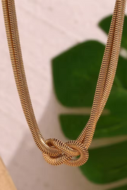 Twisted Snake Chain Necklace | Halskæde fra Birdsong