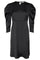 Vendetta Sateen Puff Dress | Black | Kjole fra Co'couture