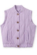 Casual quilted Vest | Lilac | Vest fra Avery – nedsat