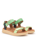 Line | Apple Green Multi | Sandaler fra Woden