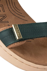 Line | Deep Forest & Chocolate | Sandaler fra Woden