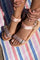 Line | Blush Multi | Sandaler fra Woden