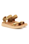 Line | Khaki | Sandaler fra Woden