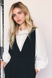 Francisca Dot Shirt 35710 | Off white | Bluse fra Co'couture