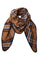 Leoni Chequered Scarf | Camel | Tørklæde fra Black Colour