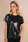 Nivola Foil Tee | Black | T-Shirt fra Mos Mosh