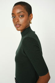 Relena Turtleneck SS Knit | Scarab | Strik fra Mos Mosh
