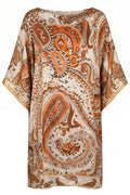 Paisley Grace Dress | Beige | Kjole fra Atelier C – nedsat
