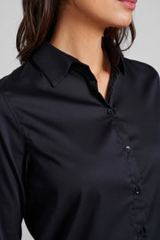 Martina Shirt | Black | Skjorte fra Mos Mosh