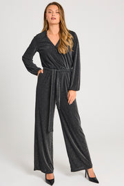 Glitto Jumpsuit 205157 | Black W. Silver | Jumpsuit fra Freequent