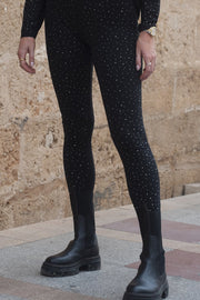 Alma Leggings | Black Simili | Leggings fra Liberté