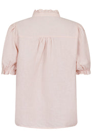 Odesa Linen Blouse | Rose Smoke | Bluse fra Neo Noir