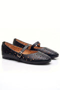 Perforated Ballerinas | Black | Ballerina fra Lazy Bear – nedsat