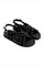 Double Crossed Sandals | Black | Sandaler fra Lazy Bear