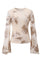 Floral Swan LS Top | Beige