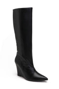 Keilstiefel | Schwarz | Stiefel von Avery