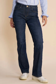 Cecilia Cover Long Jeans | Dark Blue | Jeans fra Mos Mosh