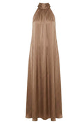 Celeste Silky dress | Taupe | Kjole fra Avery