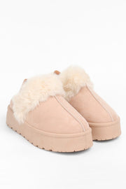 Mittie Slippers | Beige | Sutsko fra Lazy Bear