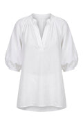 Penelope Puff Shirt | White