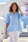 Penelope Puff Shirt | Sky Blue
