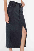 Bye Bye Birdie | Black | Denim nederdel fra Statebird