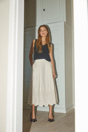 Poppy Anglaise Skirt 34203 | Bone | Nederdel fra Co'couture
