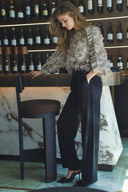 Syra Structure Blouse 35978 | Walnut | Bluse fra Co'couture
