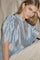 Sisu SS V-Blouse 45194 | Pale Blue | Top fra Co'couture
