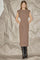 Falcon Pleat Dress 46025 | Walnut | Kjole fra Co'couture