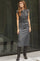 Saga Long Dress 46013 | Mid Grey | Kjole fra Co'couture
