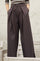 Zella Pleat Pant 41041 | Dark Brown | Bukser fra Co'couture