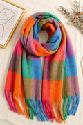 Warm Wool Colorblock Scarf | Multi – nedsat
