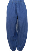 Carey Balloon Pant 41305 | Denim | Black Colour