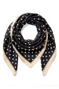 Dottie Square Scarf | Black