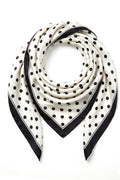 Dottie Square Scarf | White