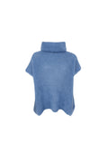 Bjoerk Rollneck Vest 1216 | Jeans Blue | Black Colour