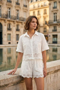 Summer Lace Set | White | Sæt fra Avery – nedsat