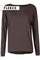 Alma Ls Top (Fleece) | Dark Chocolate | Bluse fra Liberté