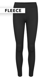 Alma Leggings Fleece  | Black | Fleece leggings fra Liberté